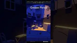 Grease Pencil Animation - Stylized 2d/3d Scene