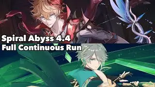 Spiral Abyss 4.4 | Full Continuous run.