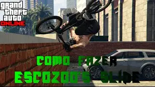 GTA ONLINE PS4 - TUTORIAL DE BMX - COMO FAZER ESCOZOO'S SLIDE