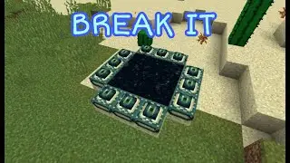 How To Break End Portal in SURVIVAL | Easy | #shorts