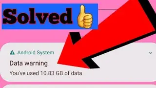Samsung Data Warning Notification Off || Data Warning In Samsung Any Mobile || Data Warning ||