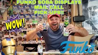 NEW FUNKO SODA DISPLAYS, MAIL CALL AND PICKUPS! ( TONS OF STUFF )