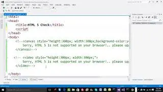 03: How to check browser's support for HTML 5?