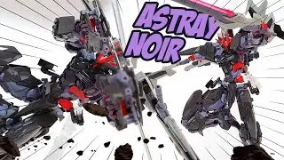 Dual Wielding Gundam Pistols - HiRM Gundam Astray Noir Speed Build Review