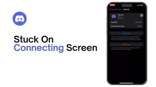 How To Fix Discord App Stuck On Connecting Screen On iPhone UPDATED (2024)