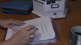 ASMR Reviewing Documents / Taking Notes / Inaudible Whisper