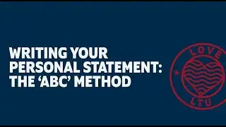 Writing your Personal Statement using the 'ABC' method