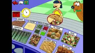 Cool glitch on Lunch Serving game (JumpStart 1st Grade)
