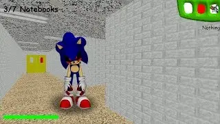 Aenh meets Sonic.exe in Baldis Basics - Aenh Baldis Basics