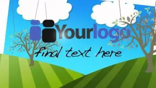 After Effects Template - Valley and Sky without depth of field