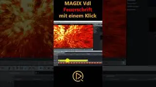 MAGIX Video deluxe - Fire writing with one click