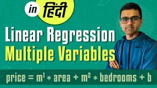 Hindi Machine Learning Tutorial 3 - Linear Regression Multiple Variables