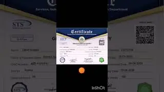 05 To 15 Graduation category Cartficate || sts cartficate Dawnload online || #viral #subscribe #job
