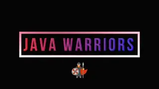 Code by Raj now Java Warriors