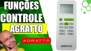 CONTROLE do Ar Condicionado Agratto Eco Todas as FUNCOES #dicas