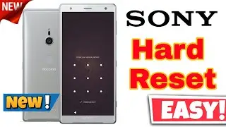 sony hard reset 👍 remove pattern password code pin easy