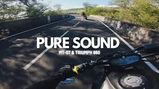 PURE SOUND | MT-07 & triumph 660s | POV VIEW 2,7K [ RAW ]