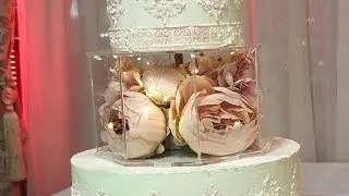 Сборка 3 яруса Свадебного торта / фальшярус / подложка