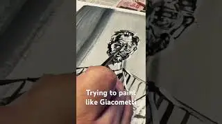 #art #giacometti full video here Paint like Giacometti in 7 easy steps!https://youtu.be/rHYVnwT5V9k