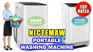 Fully Automatic Nictemaw Portable Washing Machine Review 2024