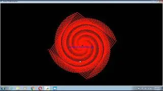 SQUARE SPIRAL IN PYTHON TURTLE