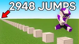 Jumping 2948 Times To Join This Minecraft SMP...