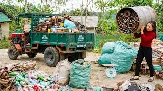 Timelapse | Buying Truckloads Of Scrap From Villages To Sell At Market | Daily Farm Life
