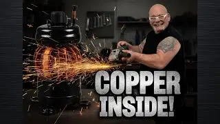 I CUT OPEN A AC COMPRESSOR! (Insane Copper Profit)