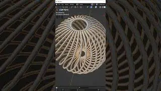 Blender Hard Surface Modeling - Pendant light | Complex Shape  
