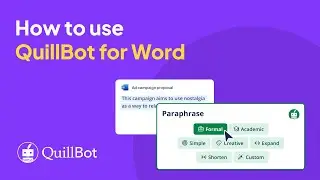 How to Use QuillBot in Microsoft Word—Step-by-Step Tutorial