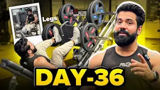 Day-36 Saturday|| Back,Legs,Calves,Abs Workout|| 90 Days Series