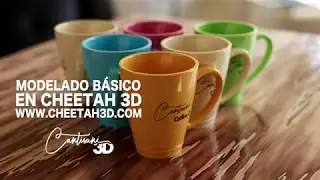 Tutorial básico de modelado de una taza en Cheetah 3D