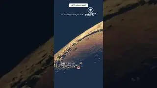 UFO on moon surface ? 月球表面有不明飛行物體，難道真的有外星人？？ #ufo #moon #alien