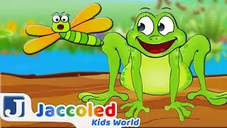 🖐️🐸 Five Little Speckled Frogs Song! 🐸🖐️ | Jaccoled Kids World Nursery Rhymes and Kids