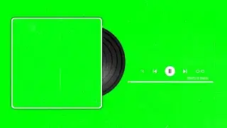 cd player green screen