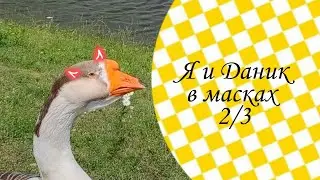 я и Даник опять в масках.        2/3 part