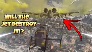 Can a Helicopter get DESTROYED by Precision Airstrike JETS!?! (Modern Warfare Warzone)