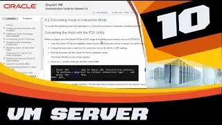 ORACLE VM SERVER FOR X86 - IMPLEMENTATION - Managing Virtual Machines (10-14)