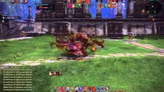 TERA lvl60 Warrior Gameplay - Soloing Dreadpaw Mandrill BAM