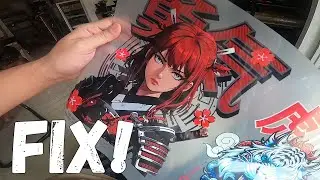 Cara Benerin Gambar Gepeng dan Tulisan Berbayang di Printer DTF