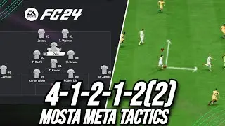 Most Try META Tactics! Best 41212(2) Custom Tactics EA FC 24