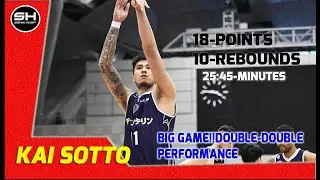 Kai Sotto Full Highlight - Offense/Defense VS Chiba