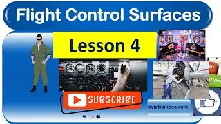 Lesson 4: Aircraft Primary Flight Control Surfaces/ Basic structure of an airplane