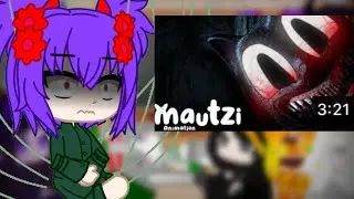 Mob Talker Reacts To Cartoon Cat - Run Away (Gacha Club)