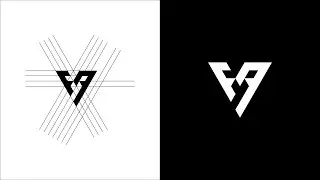how to do FA grid logo design in adobe illustrator