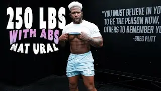30yrs old 250lbs still with Abs  | Natural Training Ep.5