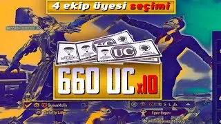 10 ADET 660 UC | TESLA SSS | PUBG Mobile TURNUVA