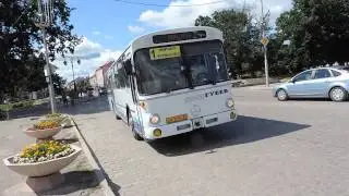 Гусев. Река Писса и центр города. Калининградская область
