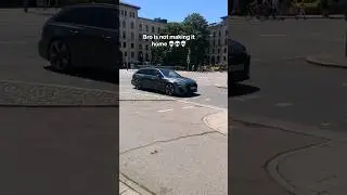 Bro is not making it home 💀💀 #audi #audirs6 #300kmh #300 #speed #shorts #viral
