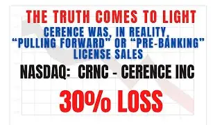 30% Stock Loss CRNC Stock News | Cerence Securities Class Action ($CRNC) CRNC Stock | Cerence Stock